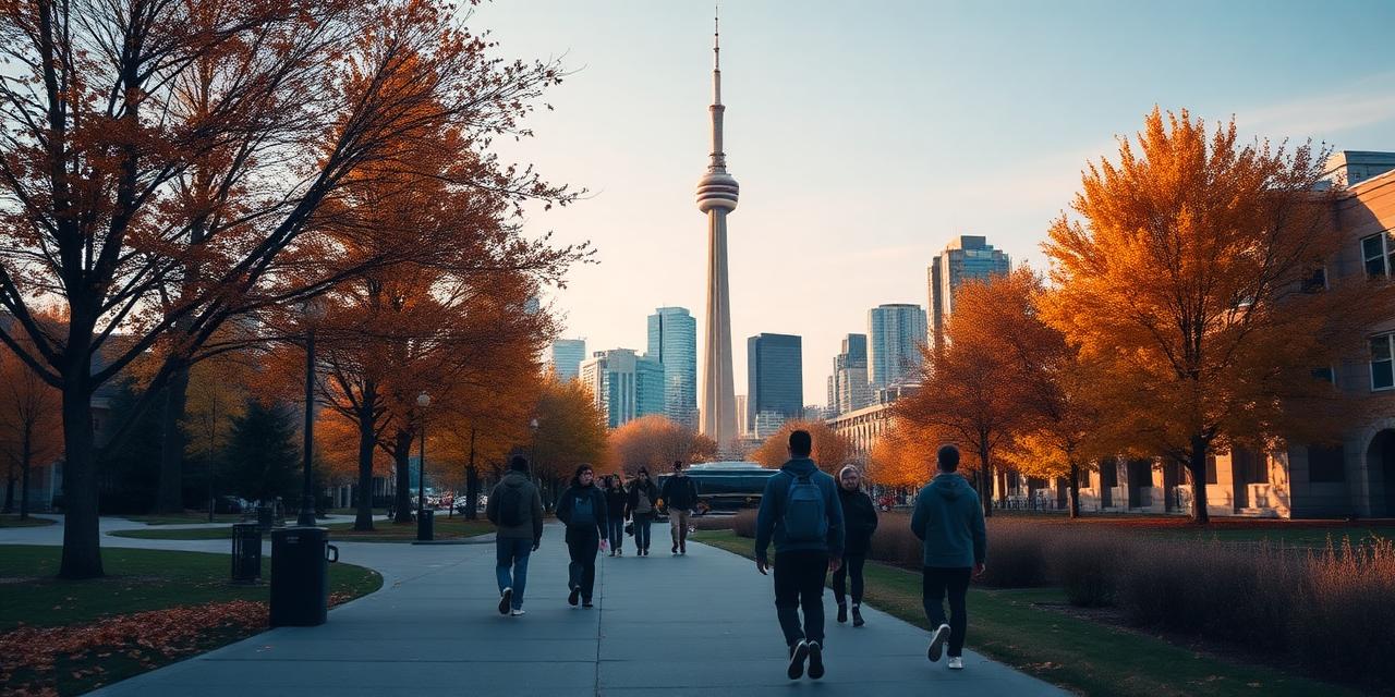 Study in Canada โ campus and city view